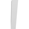 Ekena Millwork 3 1/2-in. W x 14-in. D x 18-in. H Traditional Architectural Grade PVC Knee Brace BRCP035X14X18TRA - alternate 6